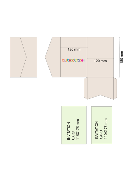 Partecipazione Classica Avorio 120x180 | BusteColorate
