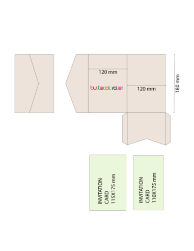 Partecipazione Classica Grigio 120x180 | BusteColorate