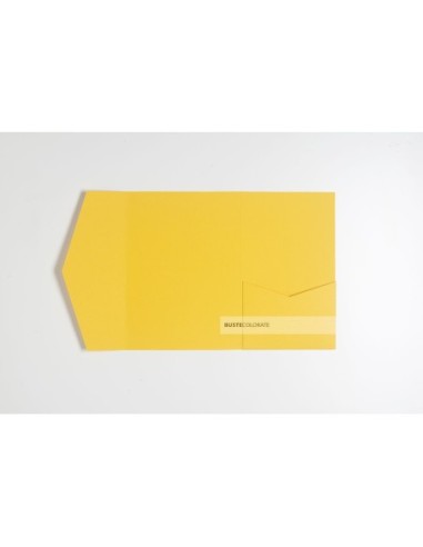 Busta pocketfold con tasca laterale 135x185 mm