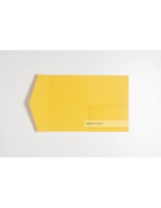 Partecipazione pocketfold con tasca laterale 125x175 mm colore giallo ocra