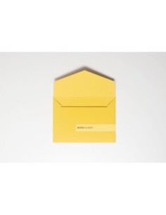 Busta elegante per inviti 135x185 mm colore giallo ocra
