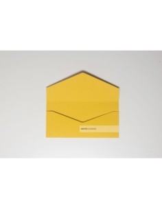 Busta elegante rettangolare 110x220 colore giallo ocra