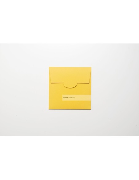 Busta quadrata per invito 150x150 colore giallo ocra