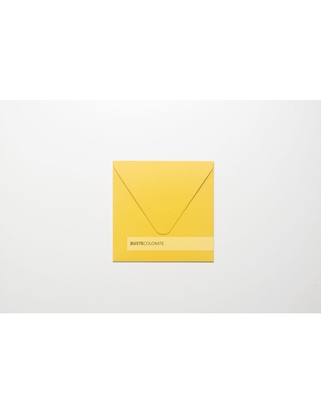 Busta wedding quadrata 155x155 mm colore giallo ocra