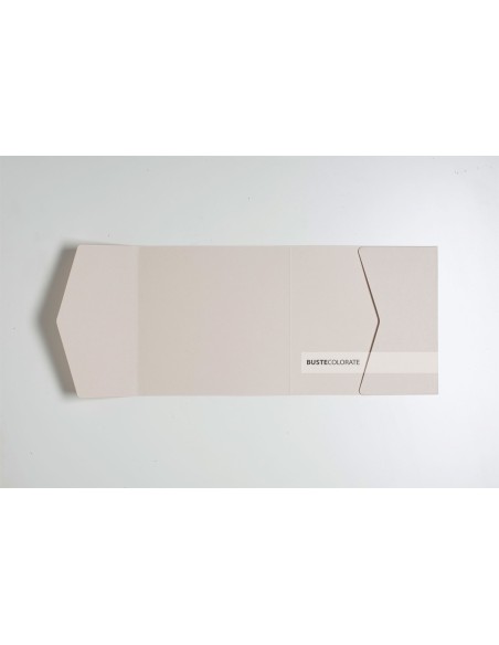 Partecipazione di Matrimonio 150x150 mm colore sabbia