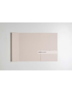 Busta pocketfold C5 con tasca laterale 150X200 mm colore sabbia