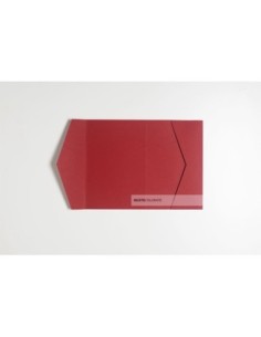 Partecipazione Pieghevole 110x170 colore rosso ciliegia