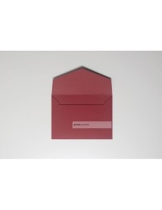 Busta elegante per inviti 135x185 mm colore rosso ciliegia