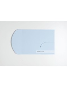 Busta ad arco con tasca laterale misura 135x185 mm colore gianno ocra