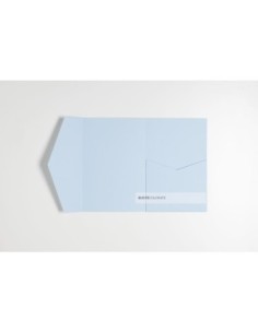 Partecipazione Classica Pocketfold 120x180 celeste