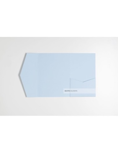 Busta pocketfold con tasca laterale 135x185 mm