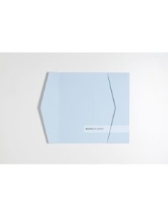 Partecipazione Pocketfold 105x215 mm colore celeste