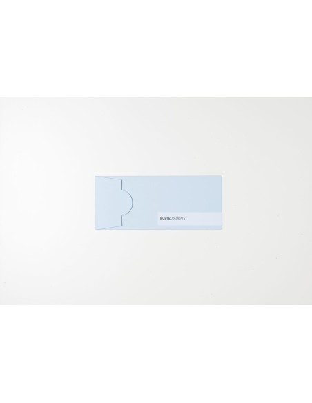 Busta invito Pocket 85x200 colore celeste
