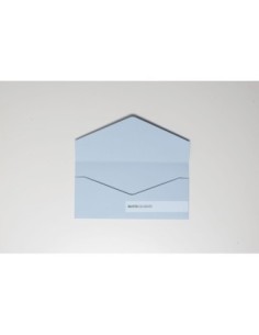 Busta elegante rettangolare 110x220 colore celeste