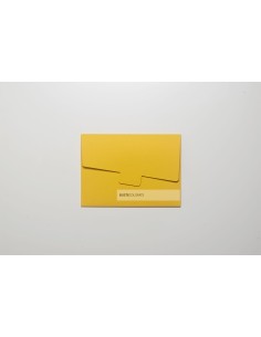 Busta rettangolare per invito A7 135x185 mm colore giallo ocra