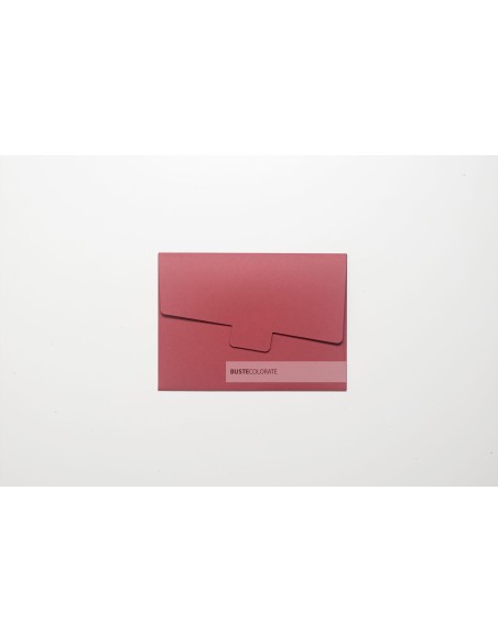 Busta rettangolare per invito A7 135x185 mm colore rosso ciliegia