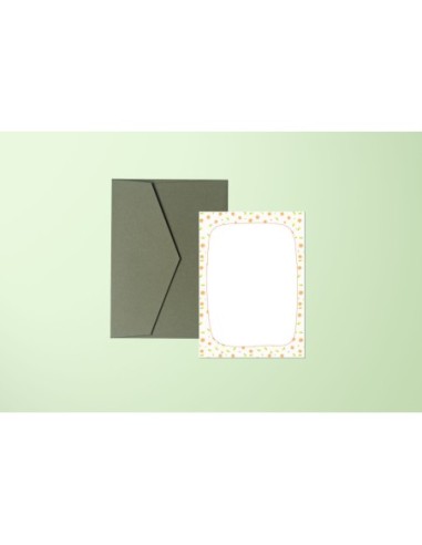 cartoncino-invito-pattern-arancio-foglioline-verdi