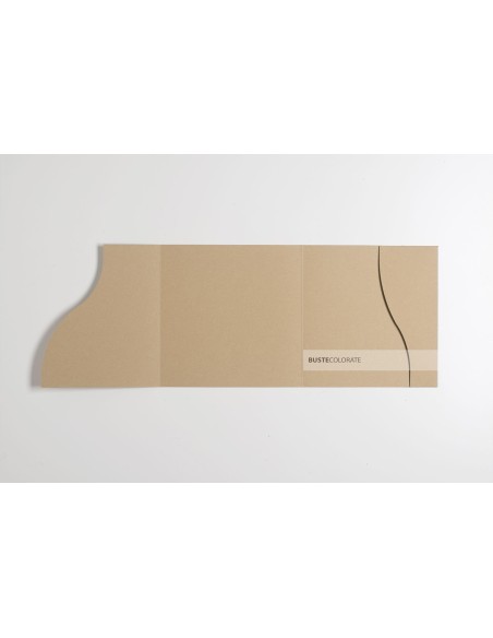 Partecipazione di Matrimonio 145x145 mm kraft