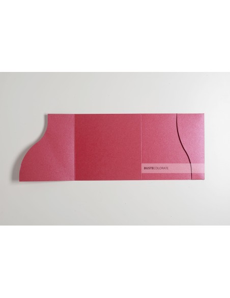 Partecipazione di Nozze 145x145 Rosso Perlato
