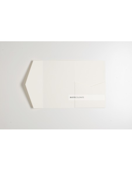 Partecipazione Classica Pocketfold 120x180 avorio marcato