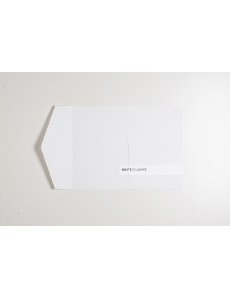 Partecipazione Classica Pocketfold 120x180 bianco opaco