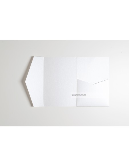 Partecipazione Classica Pocketfold 120x180 bianco perla