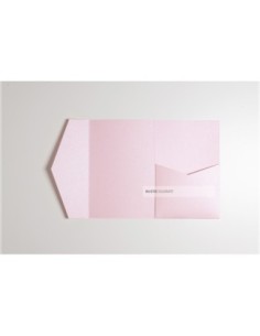 Partecipazione Classica Pocketfold 120x180 rosa