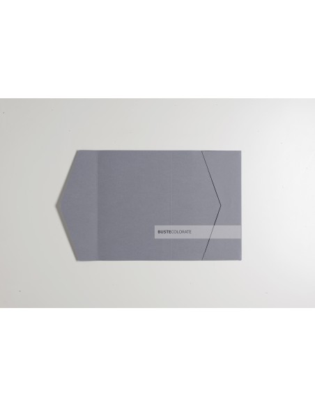 Partecipazione Pieghevole 110x170 colore grigio