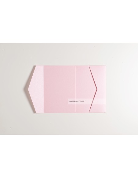 Partecipazione Pieghevole 110x170 Colore Rosa Quarzo
