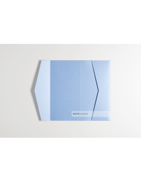 Partecipazione Pocketfold 105x215 mm colore lavanda