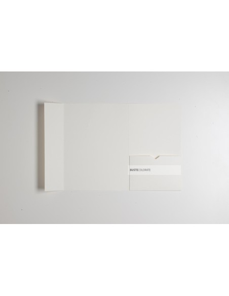 Busta pocketfold C5 con tasca laterale 150X200 mm colore Kraft Limestone