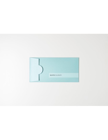 Busta elegante Pocket 110x220 colore tiffany