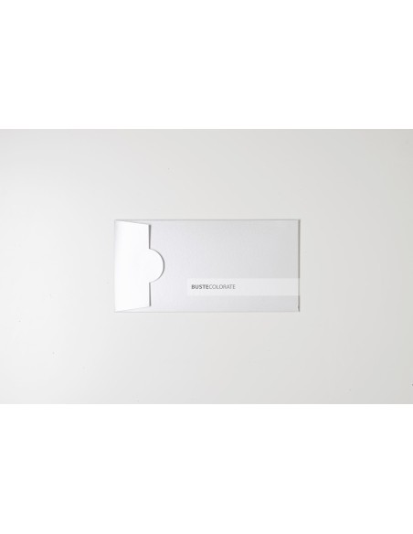Busta elegante Pocket 110x220 colore bianco crystal