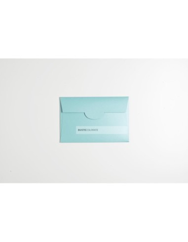 Busta invito per auguri  formato 120x180  colore tiffany