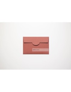 Busta invito per auguri 120x180 Kraft Terra Rossa