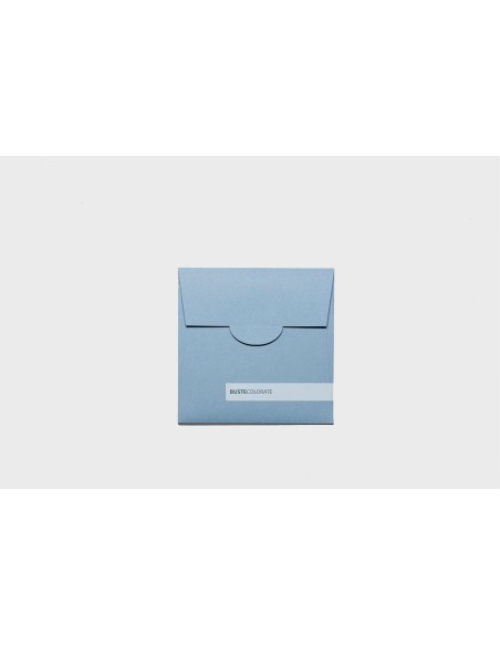 Busta kraft quadrata 130x130 colore acqua