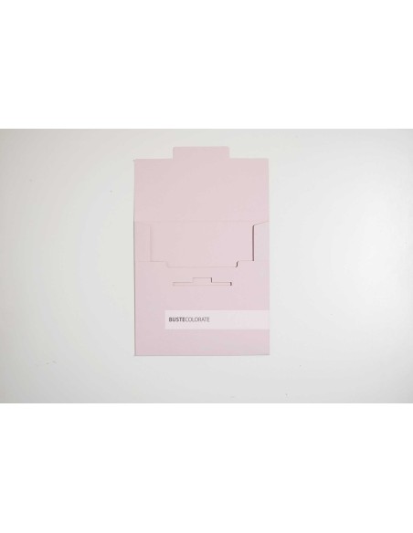 Buste di carta design 170x170 mm colore rosa nude