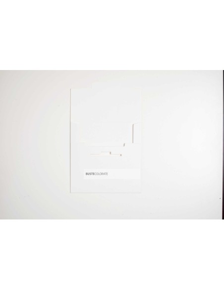 Buste di carta design 170x170 mm colore neve