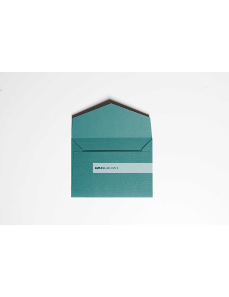 Busta elegante per invito 135x185 mm colore verde foresta