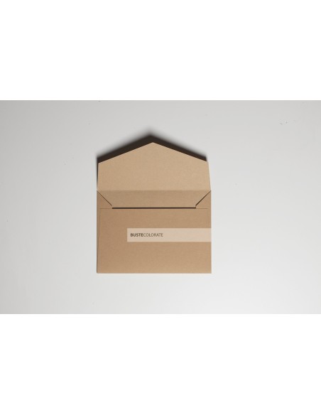 Busta elegante per invito 135x185 mm colore kraft