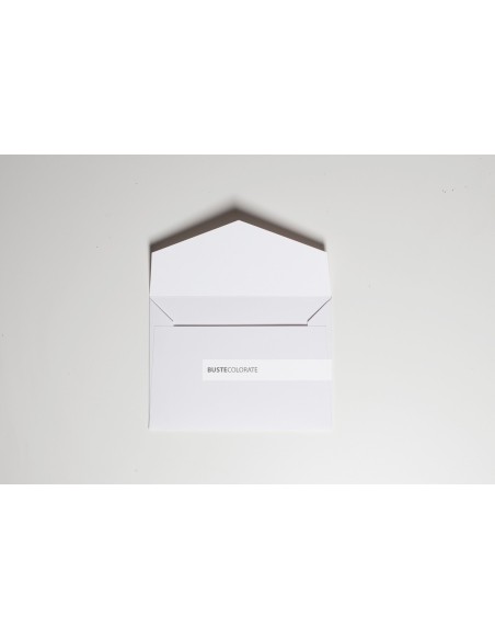 Busta elegante per invito 135x185 mm colore bianco candido