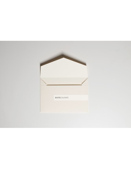 Busta elegante per inviti 135x185 mm colore panna
