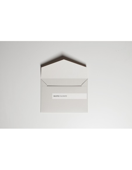 Busta elegante per invito 135x185 mm colore grigio chiaro