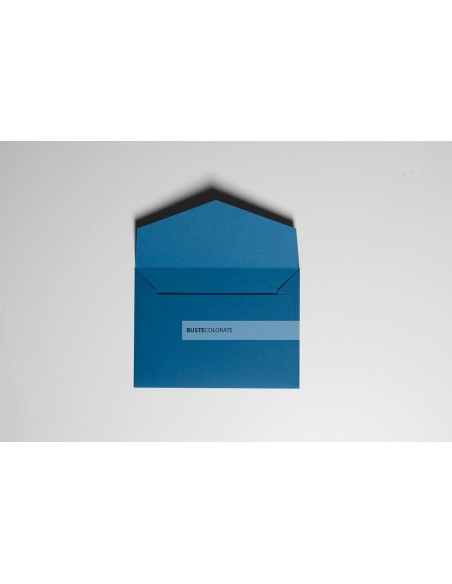 Busta elegante per invito 135x185 mm colore blu