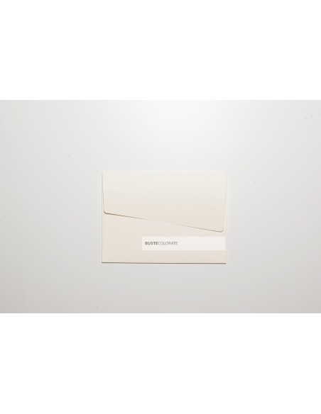 Busta rettangolare per invito A7 135x185 mm colore panna