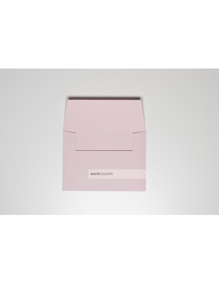 Busta Rettangolare Invito Colore Rosa Nude 135x185 mm