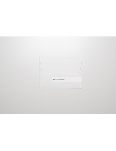 Busta rettangolare per invito colore neve 135x185 mm