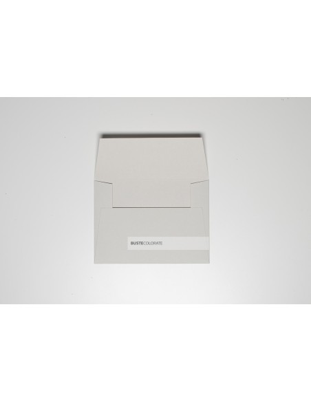 Busta Rettangolare Invito Matrimonio Colore Grigio Chiaro 135x185 mm