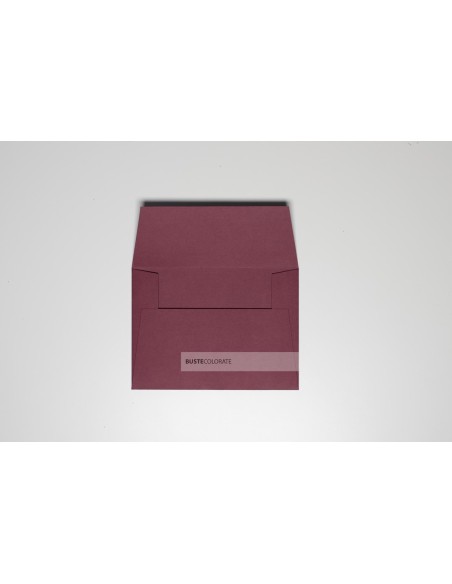 Busta Rettangolare Invito Matrimonio Colore Bordeaux 135x185 mm