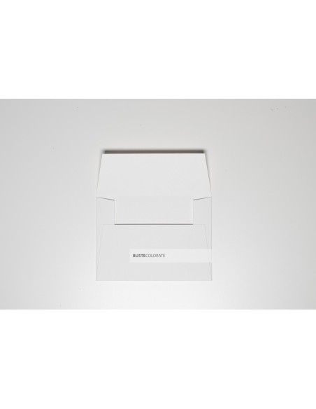 Busta Rettangolare Invito Matrimonio Colore Gesso 135x185 mm